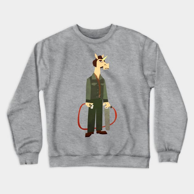 No Country for Old Unicorn Crewneck Sweatshirt by Thatssounicorny